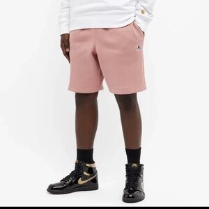 Jordan x Union Men's Athletic Leisure Shorts in Rust Pink Size XL